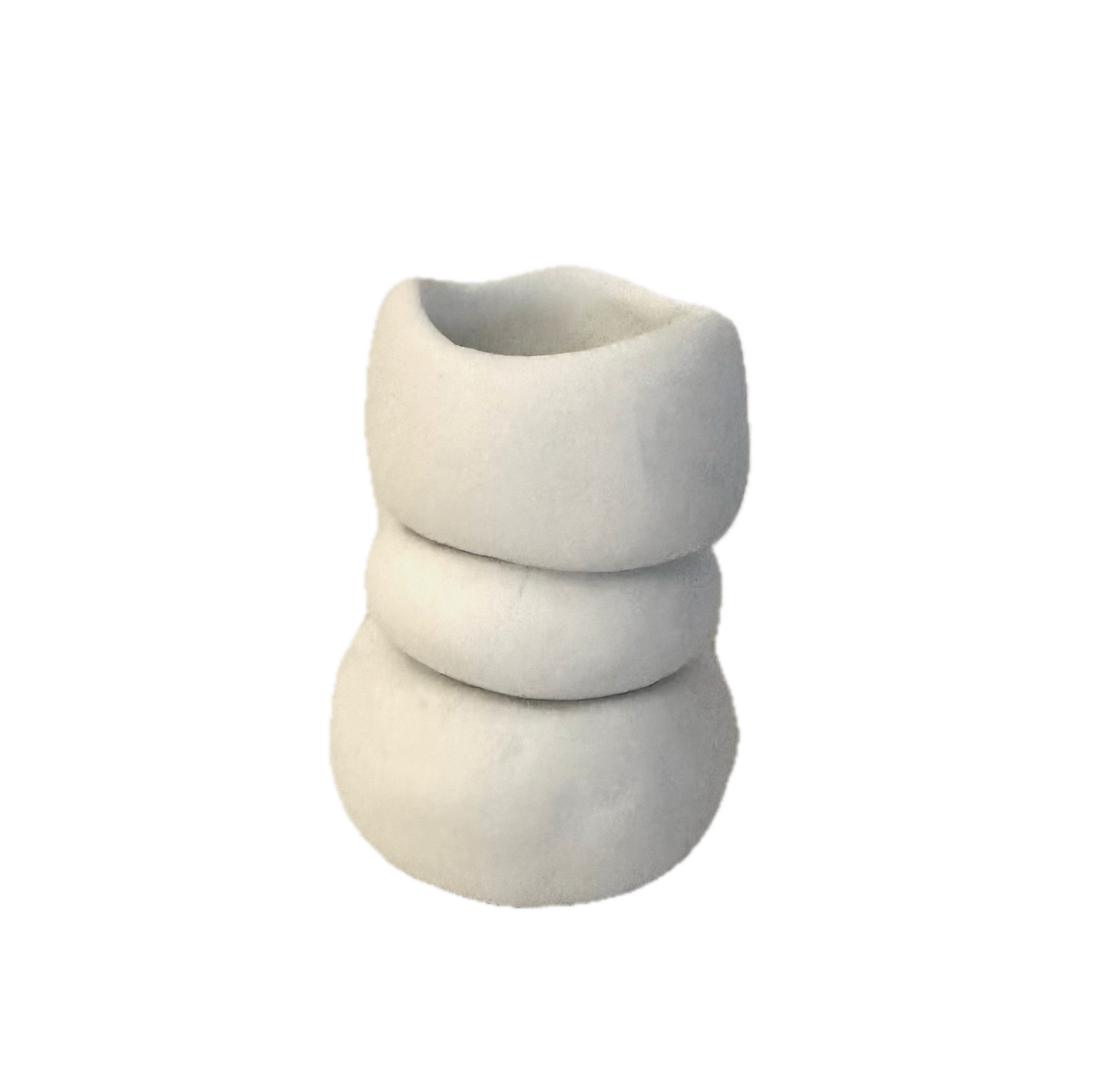 11006 - Small 3 Piece Cream Vase