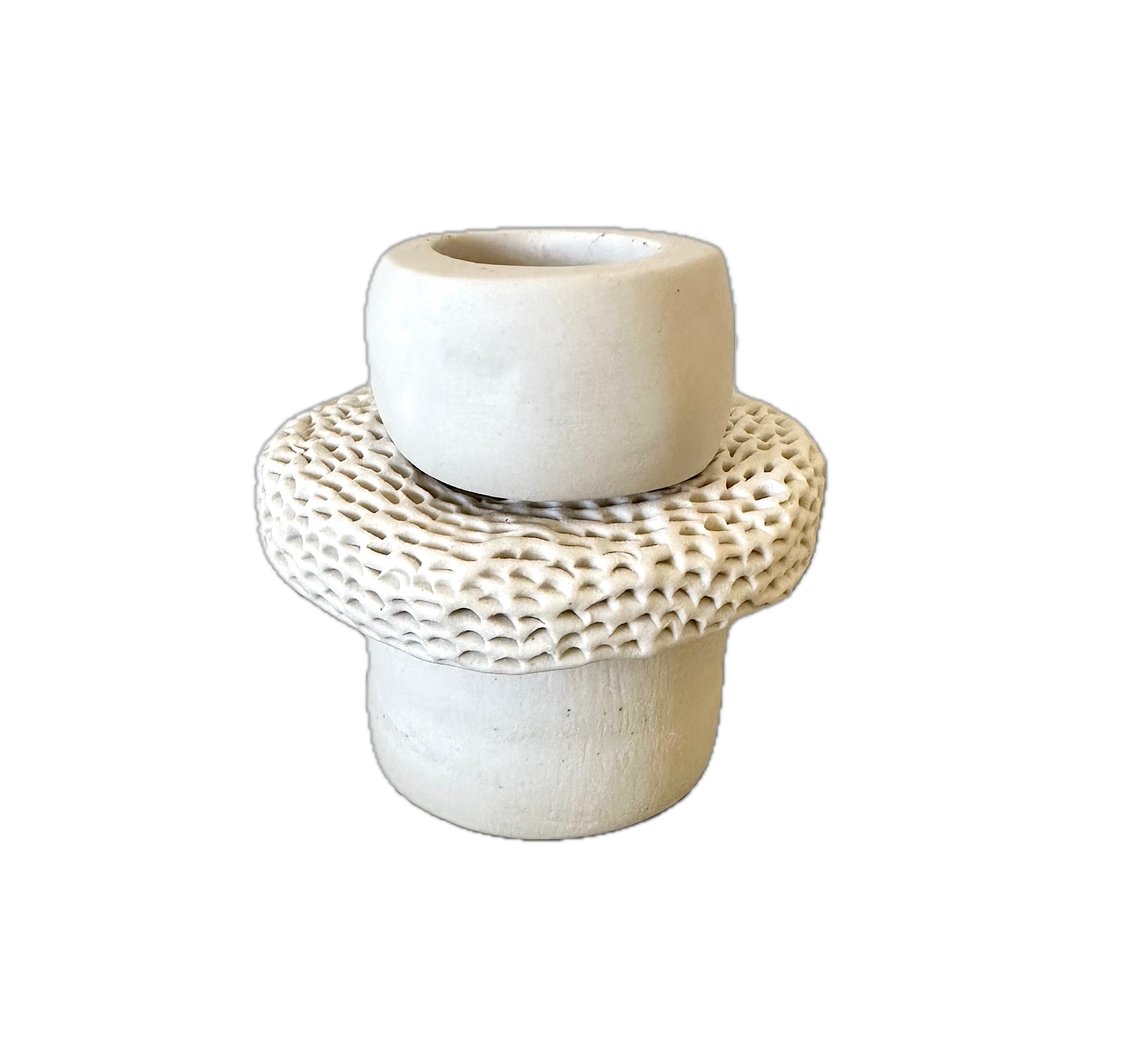 11007 - Small 3 piece cream vase