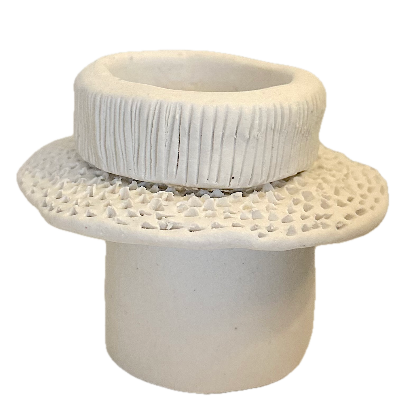 21013 - Medium 3 Piece Cream Vase