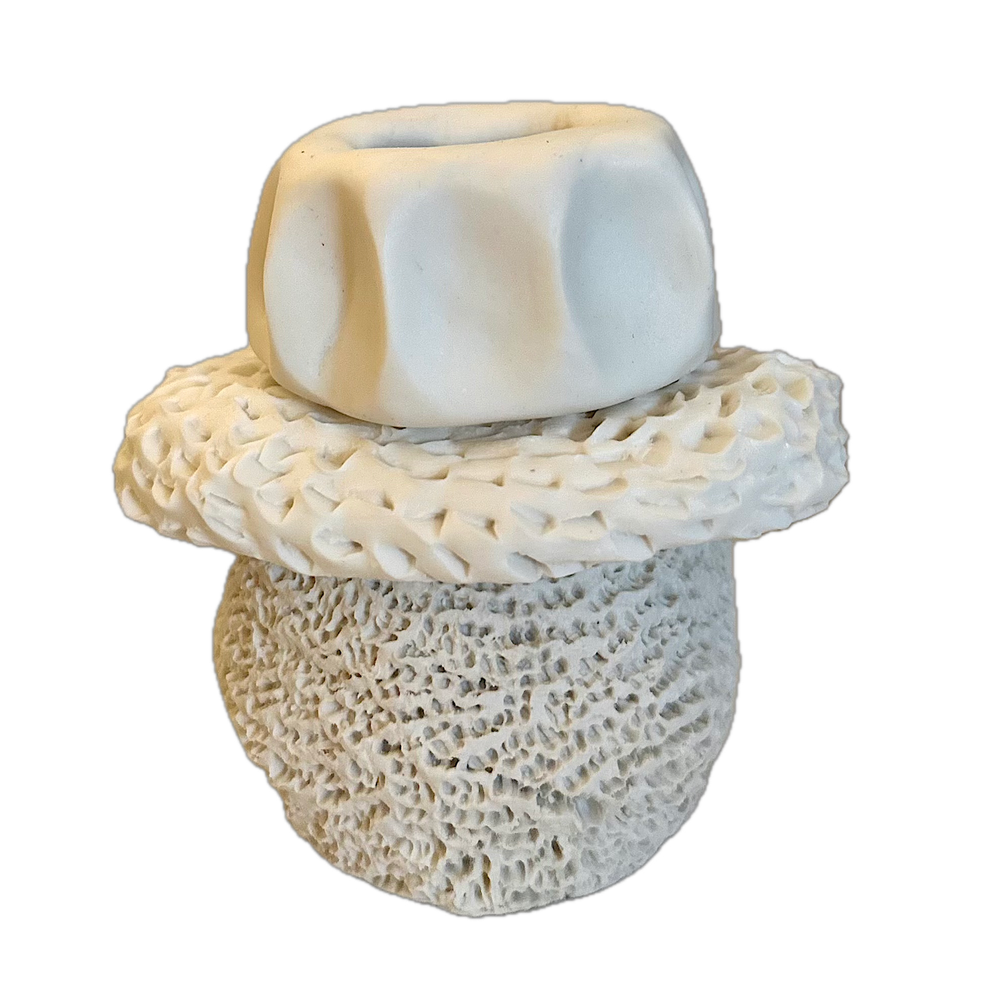 21018 medium 3 piece cream vase