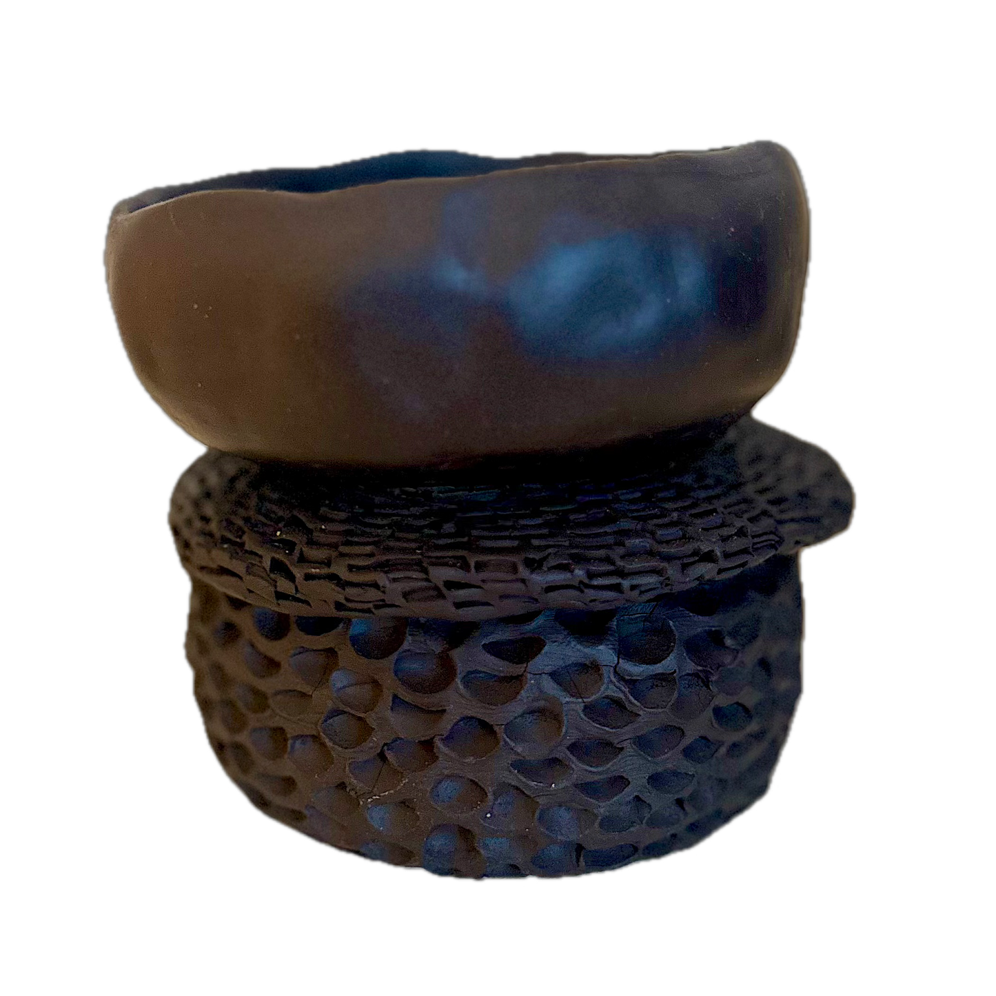 32001 Large 3 piece black vase