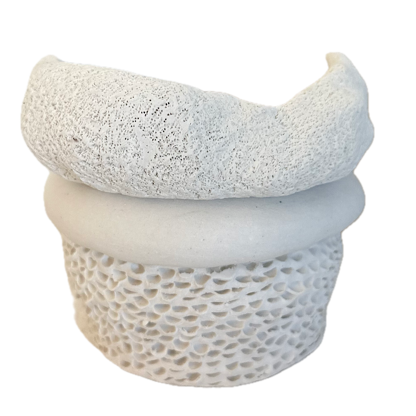 31004 - Large 3 Piece Cream Vase