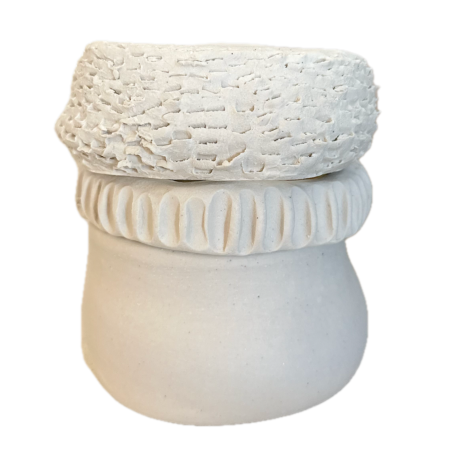 41001 - Extra Large 3 Piece Cream vase