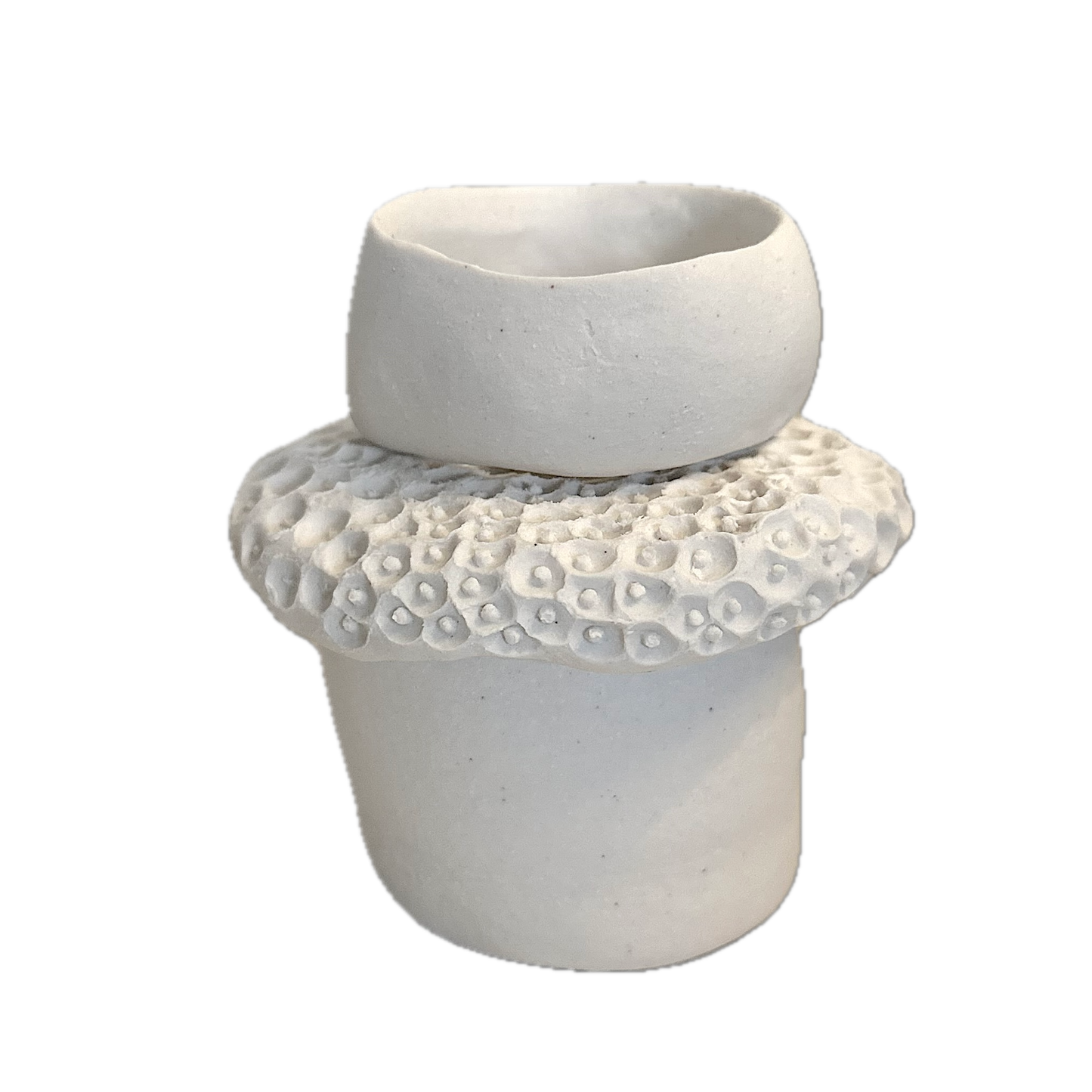 21003 - Medium 3 piece cream vase