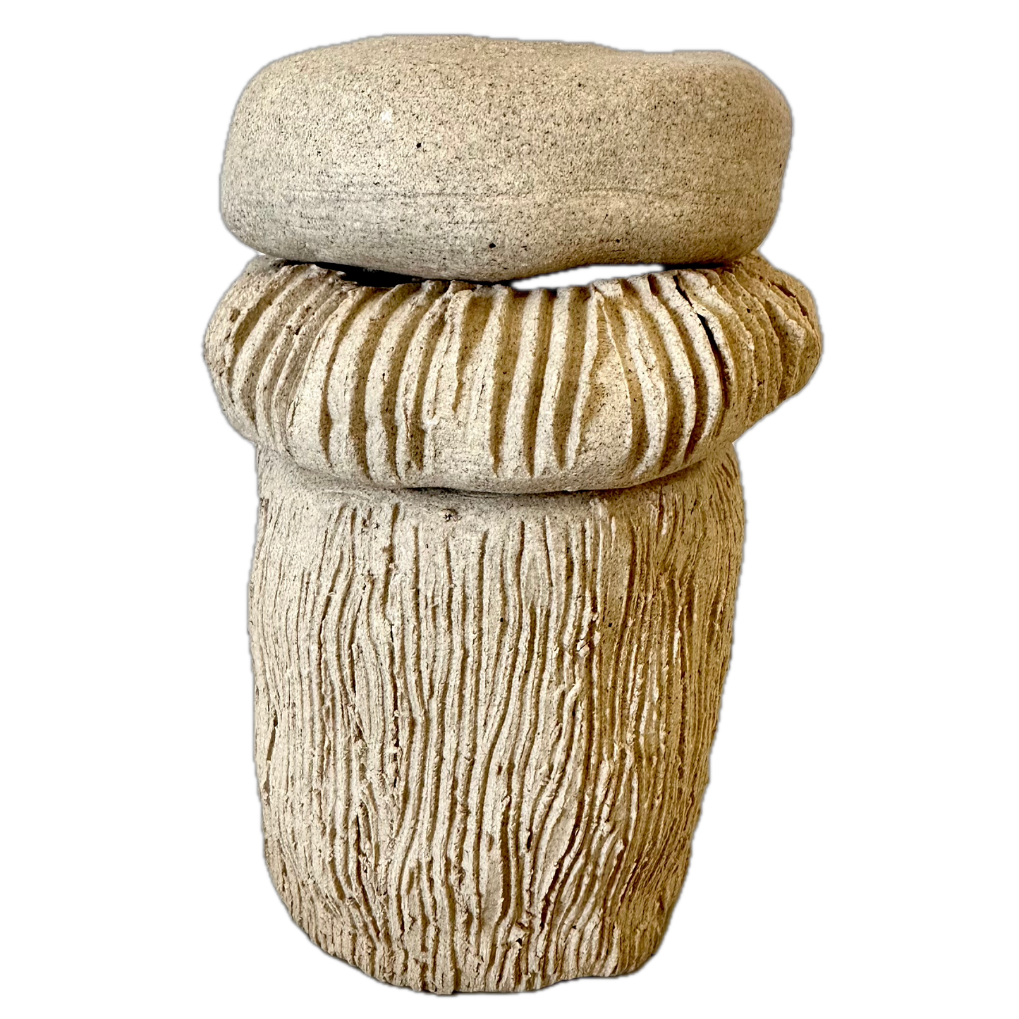 23005 - Medium 3 piece sandstone vase