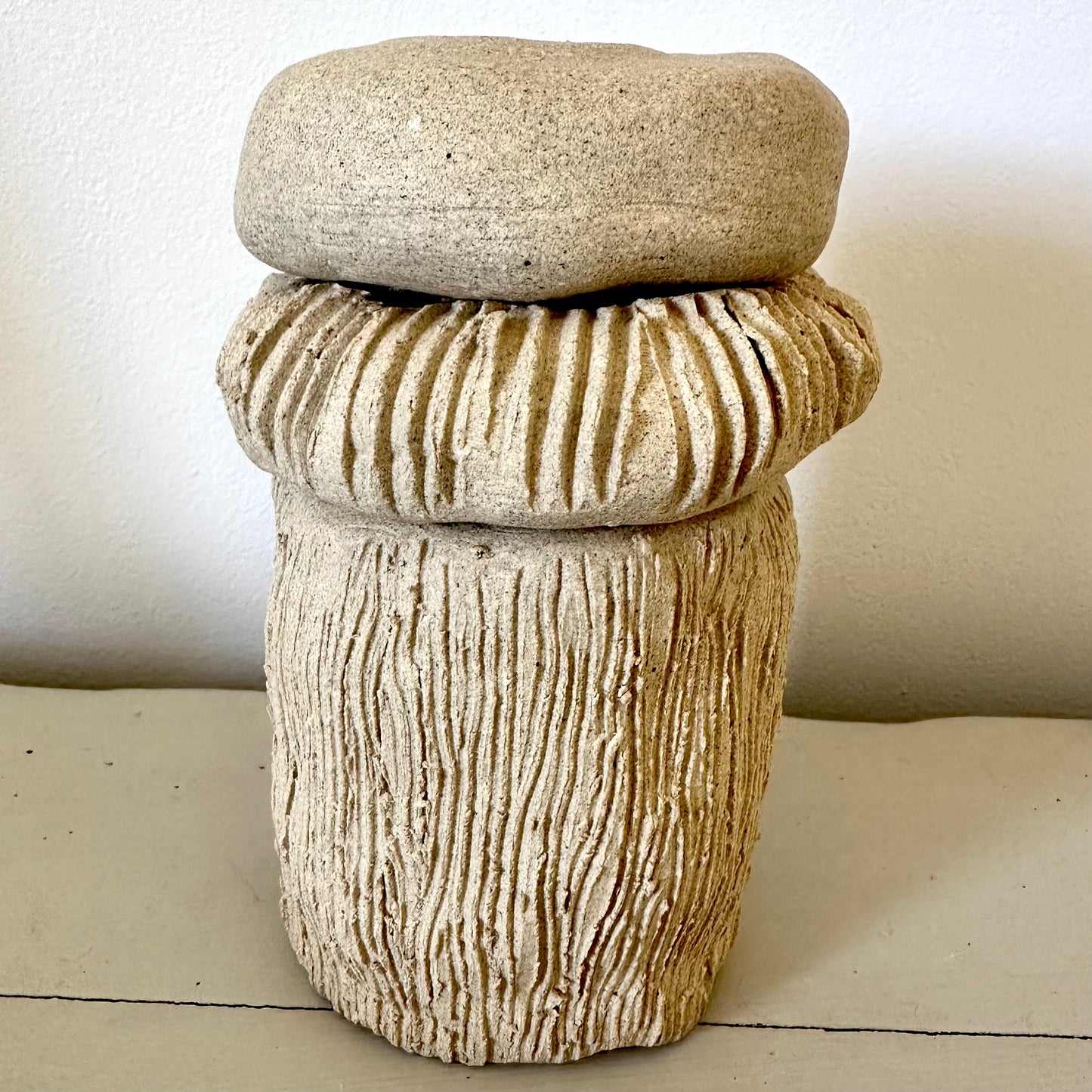 23005 - Medium 3 piece sandstone vase