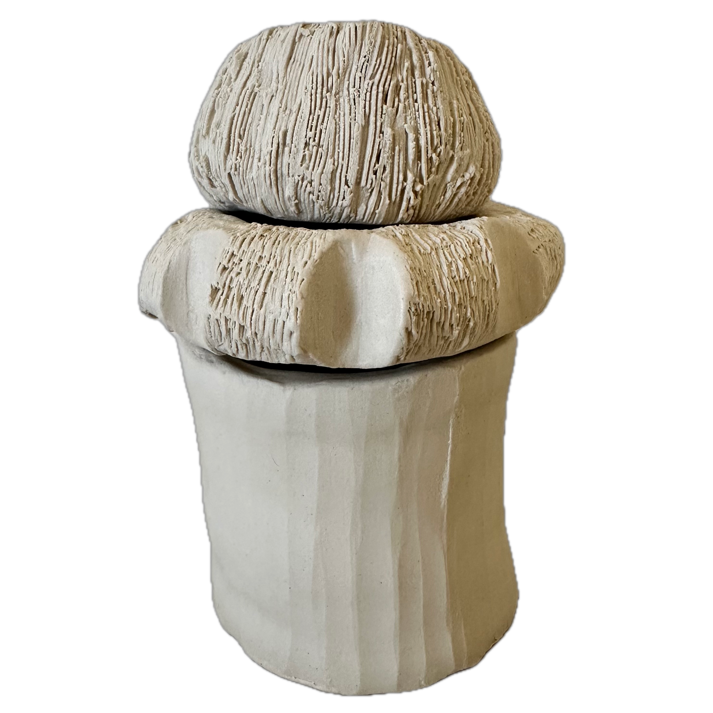 31010 - Large 3 piece cream vase